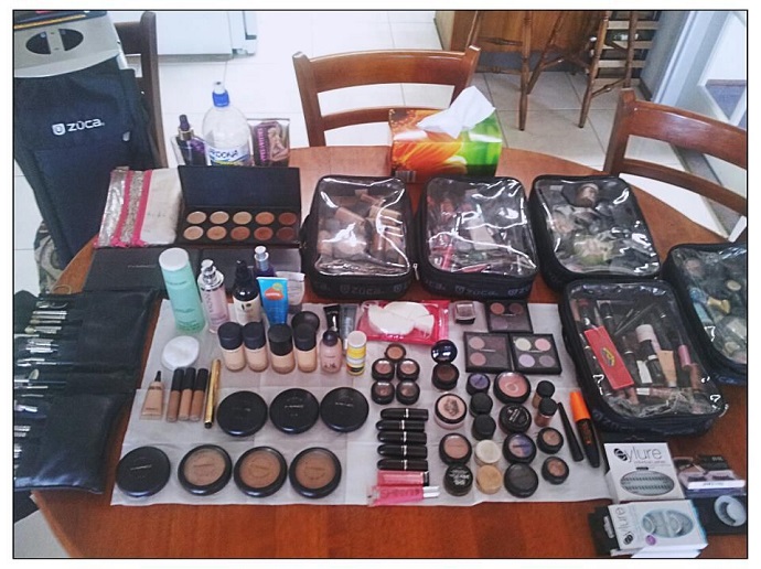 Výbava vizážistky Výbava vizážistky