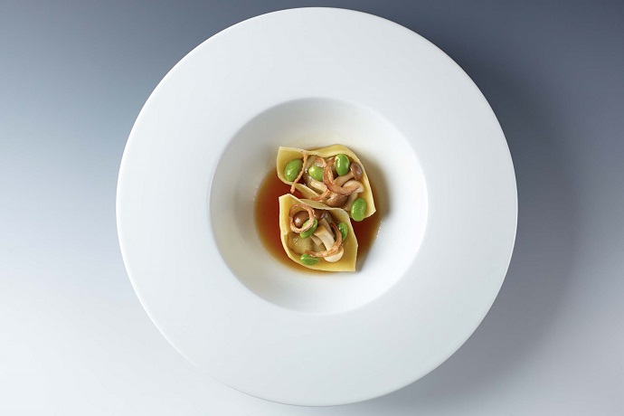 Domácí tortelloni plněné kachním masem