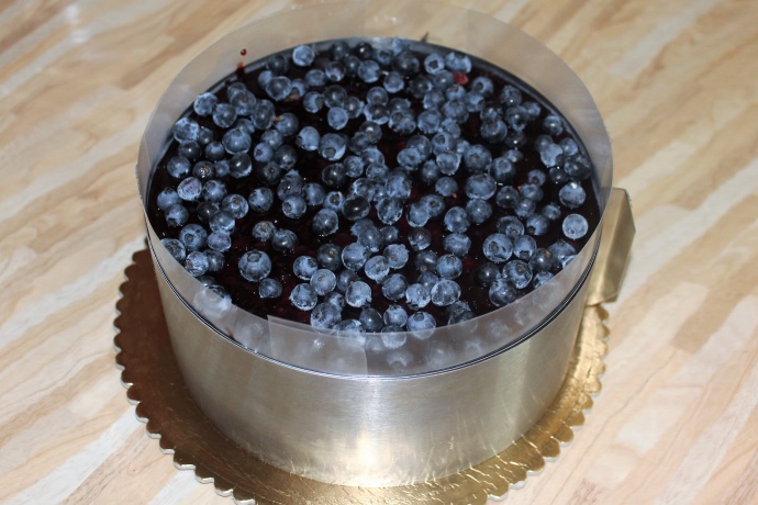 Borůvkový letní dort