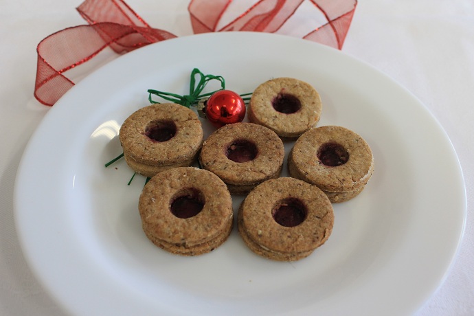 Ořechová kolečka s džemem