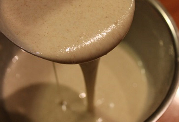 Lité těsto z pohankové mouky Lité těsto z pohankové mouky