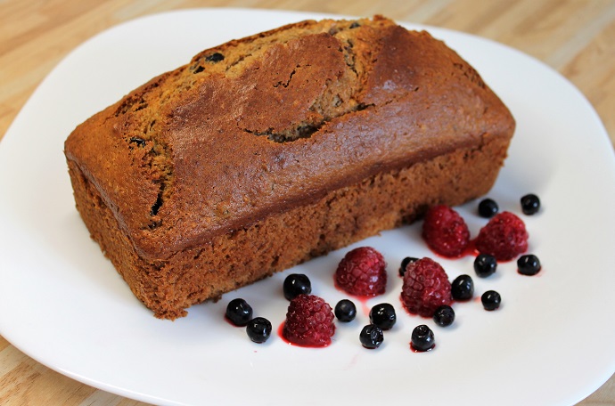 Žitno-pšeničný chlebíček s brusinkami a ořechy