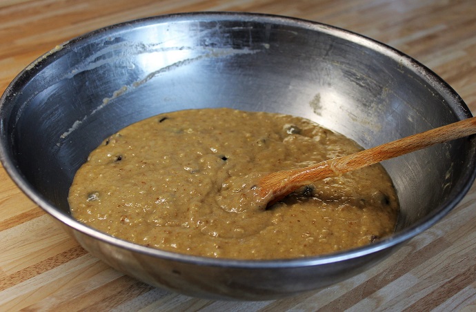 Žitno-pšeničný chlebíček s brusinkami a ořechy