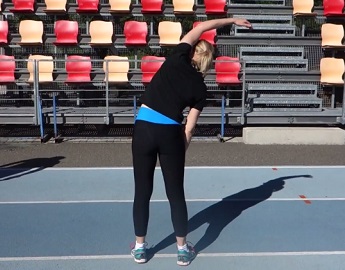 Ukázka dynamického protažení (strečink)