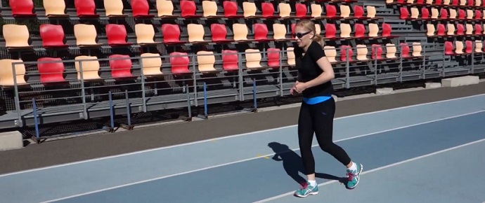 Ukázka dynamického protažení (strečink)