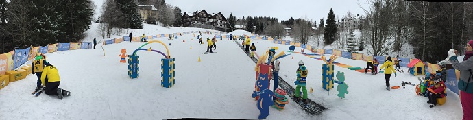 Výuková zóna včetně pojizdného koberce