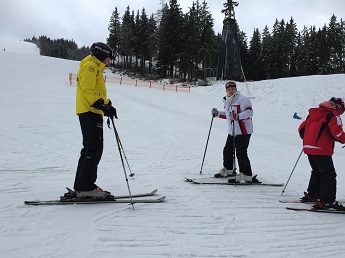 Lyžování s instruktorem z lyžařské školy