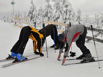 Lyžování s instruktorem z lyžařské školy