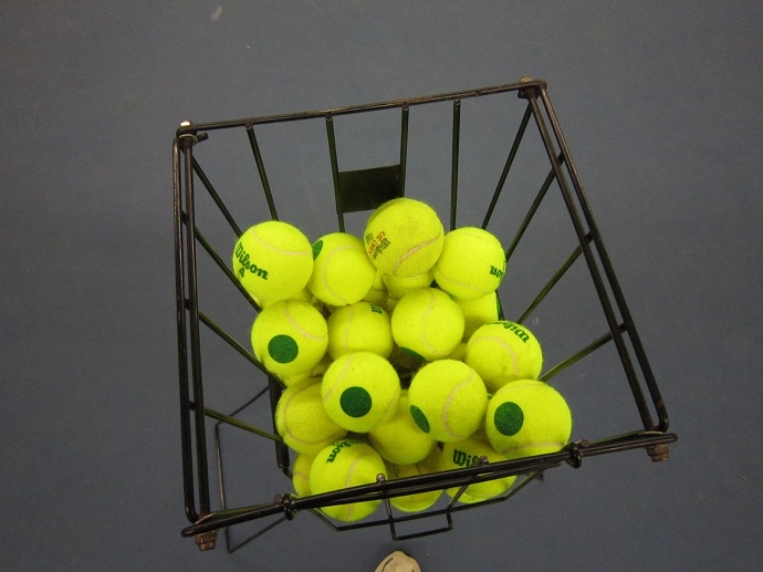 Koš na tenisové míčky